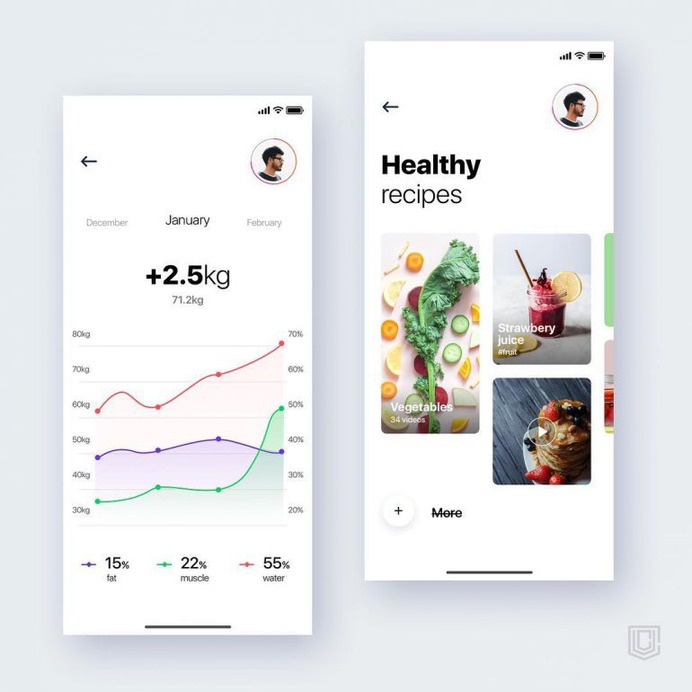 Training app concept 💪🏋🏽‍♂️