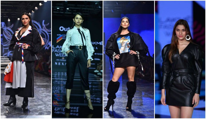Day 1 Of The Famous Lakme Fashion Week Summer/Resort 2020 at Jio Garden, Mumbai (India)