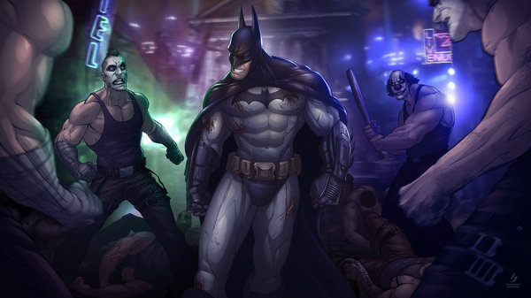 Batman: Arkham City by PatrickBrown on deviantART #city #arkham #batman #brown #patrick
