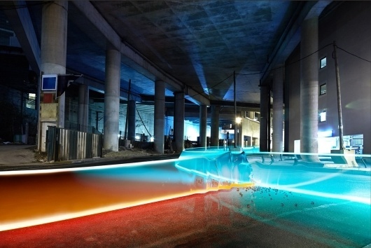 c2ak at Computerlove - Trun and Tronified at Amusement #design #blue #orange #space #neon