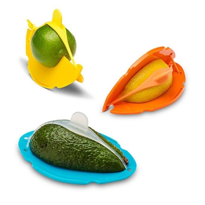 Keep your cut food fresh longer with the Wedge Food Saver. #modern #lifestyle #design #home #food #product #industrial #style