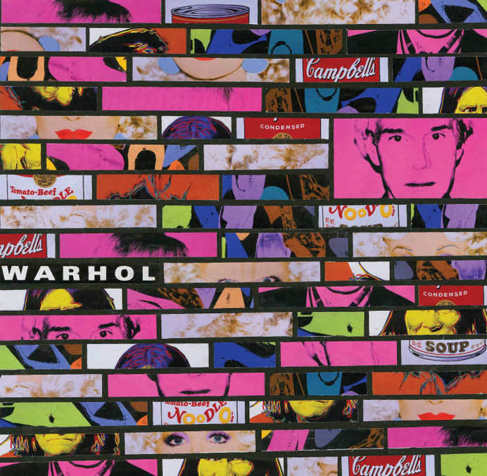 Deconstructed Bellagio Gallery Warhol Exhibit Brochure #composition #art