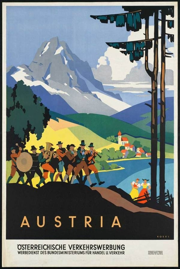 Austria Poster #austria #illustration #travel #poster