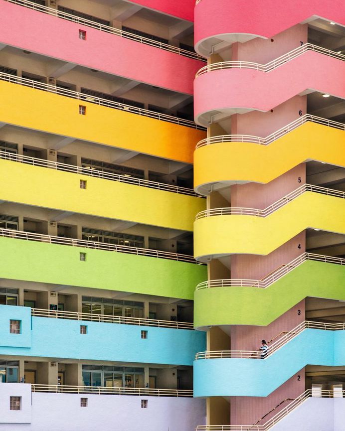Creative and Colorful Architecture Photography by Victor Cheng