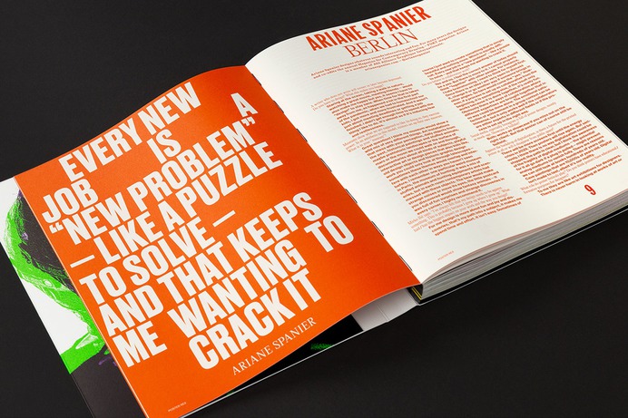 Lars Harmsen and Markus Lange, the visionary duo behind Poster Rex, know about the power of signs. Their posters combine contemporary aesthetics with uncomfortable images from our turbulent times, often in a political and/or socio-critical context. Poster Rex represents pop culture and the enduring strength of creativity and human resilience, the rebellious spirit of Poster Rex provokes and awakens hope.

This is evidenced not only by the screen-printed posters but also by the powerful statements of over 25 designers and artists they've collaborated and printed with on-site, including notable figures such as Peter Bankov (CZ), Edwin van Gelder (NL), Mirko Borsche (DE), Götz Grämlich (DE), Ariane Spanier (DE), Officina Arara (PT), Yetkin Başarır (TR), and many more ...

REBEL PRINTS—The Poster Rex Manifesto is a selection of screen-printed posters created over the last 10 years in collaboration with Poster Rex and artists from around the world.

Publisher: Slanted Publishers
Editors, Design & Concept: Lars Harmsen, Markus Lange
Release: September 2024
Format: 21 × 27 cm
Volume: 288 pages
Language: English 
Printing: full-color offset printing with fluorescent and silver spot colors, Offizin Scheufele, Germany
Paper: Changing uncoated papers by Metapaper
Workmanship: Softcover with flaps, open thread-stitching
ISBN: 978-3-948440-80-0
Price: €42.– (DE)

Buy here: slanted.de/product/rebel-prints-the-posterrex-manifesto