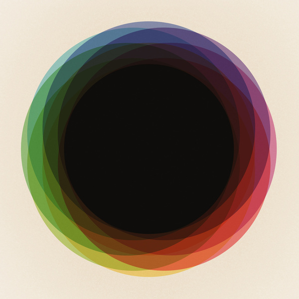 Fig. 039 Circles Art Print #geometry #color #composition #circles #shapes #maps #of #imaginary #palces