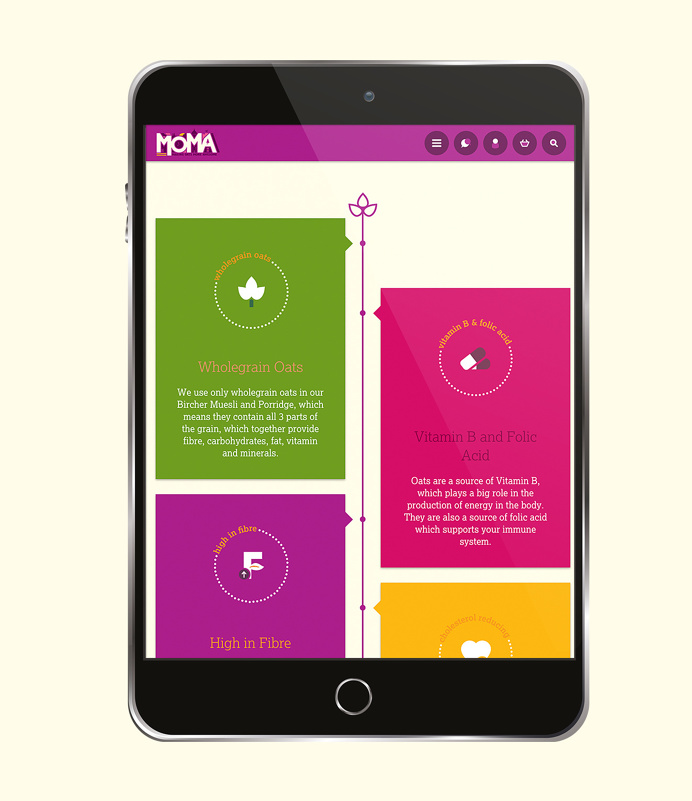 MOMA Website design