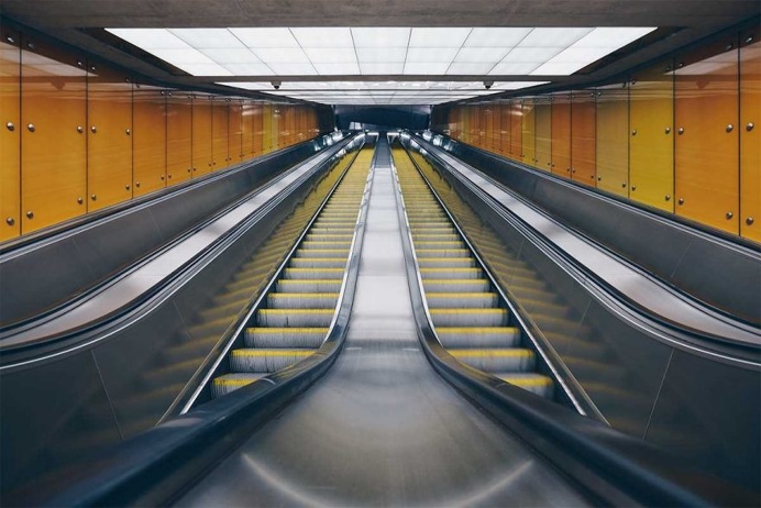 Underground Symmetry: Geometric Shapes in The Subway of Budapest by Zsolt Hlinka