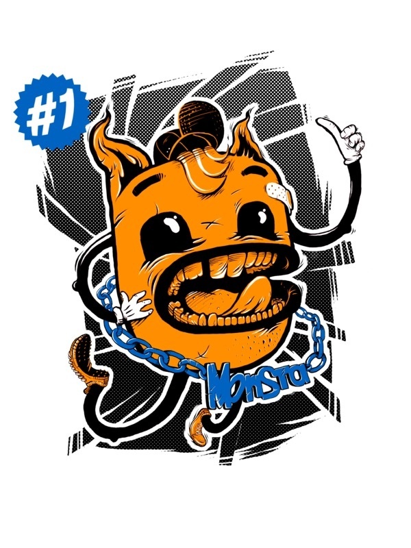 illustration on the Behance Network #monsta #hnd #print #shirt #drawn #tee #monster