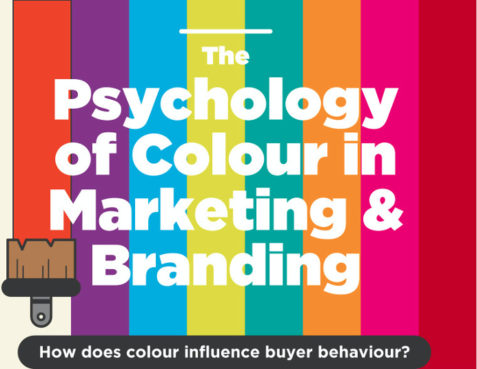 Digital Marketing Statistics and Color infographic
