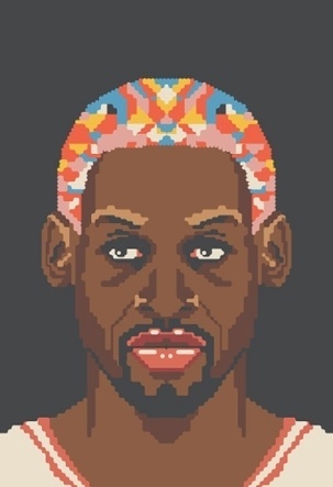 NBA Off-Season #illustration #basketball #art #pixel