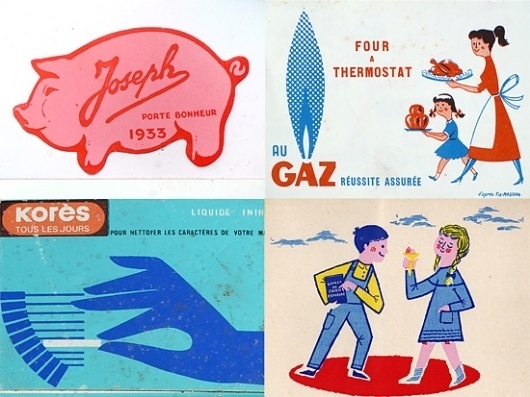 Old things. « Present&Correct #had #retro #pig #illustration #french #logo