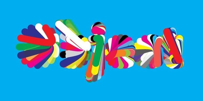 typography, shapes, motion