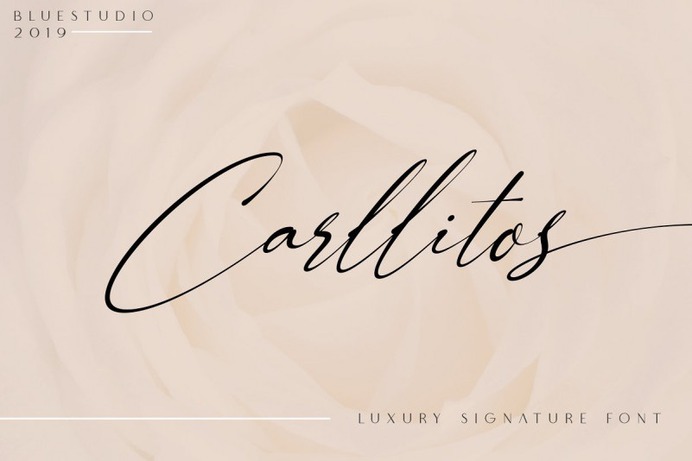 Carllitos Font - Free Script Signature Typeface
