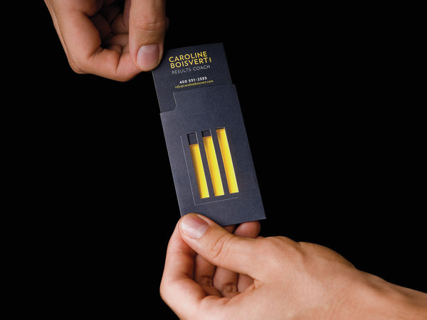 Caroline Boisvert Louis Beaudoin #business #card #print #branding