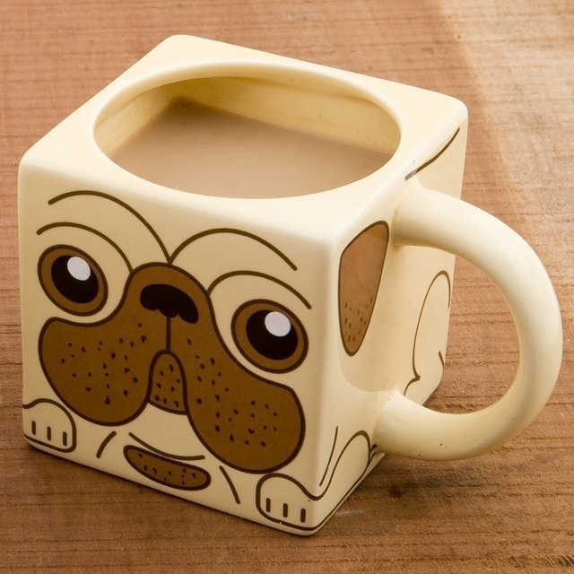 Pug Dog Mug #tech #flow #gadget #gift #ideas #cool