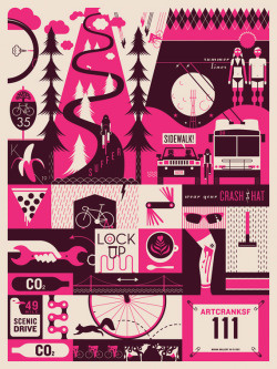 Artcrank Poster Show: San Francisco #collage #bike