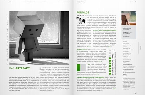 spreaders on Editorial Design Served #print #book #clean #spread #minimalist #editorial #green