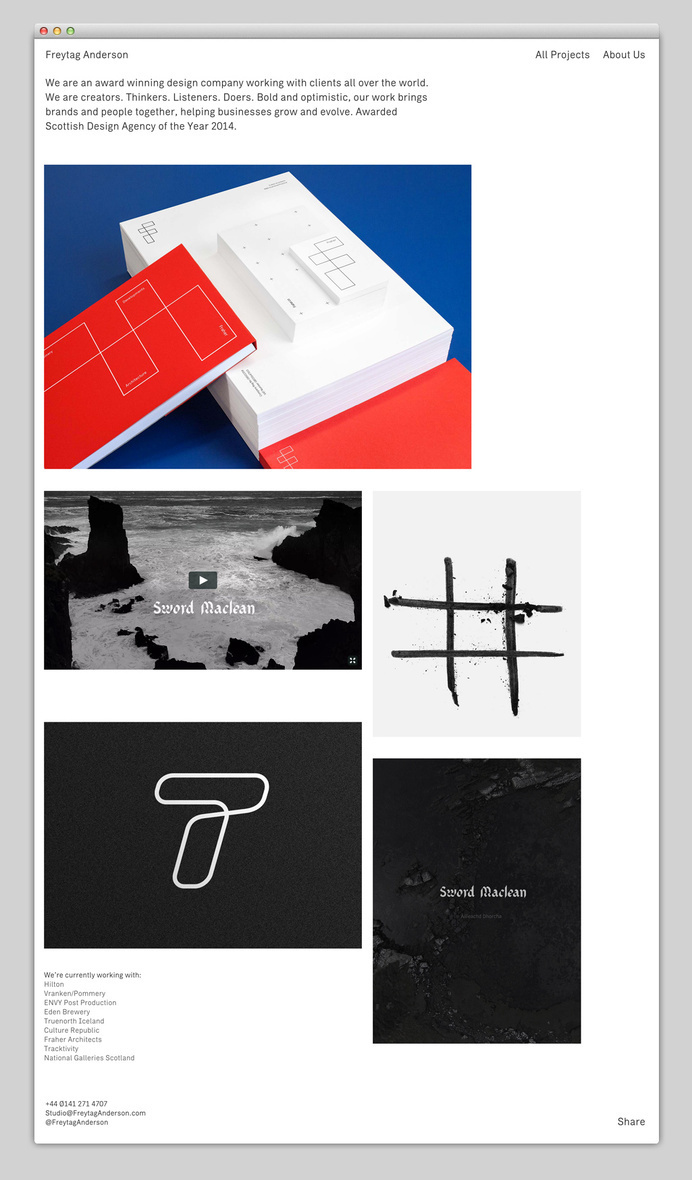 Most beautiful websites collection – www.mindsparklemag.com