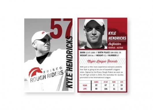 natarcita #baseball #red #white #modern #black #and #numbers #cards #typography
