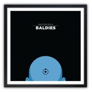 Notorious Baldie DR. MANHATTAN by Mr Peruca #print