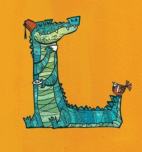 All sizes | 'L'-igator | Flickr - Photo Sharing! #kids #illustration