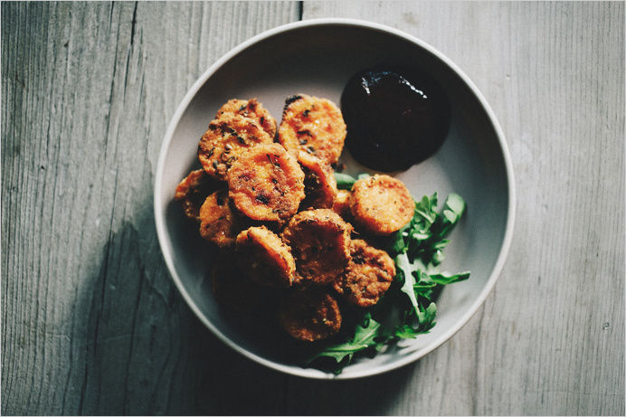 thyme parmesan sweet potatoes