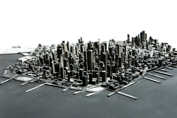 type city 5 #sculpture #typography