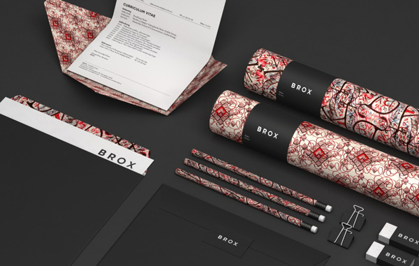 BROX Self Branding on Behance #background #pattern #black