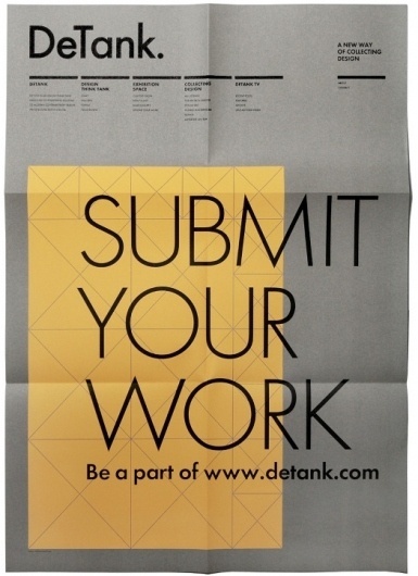 Detank Poster | Gridness #grid #print #design #poster