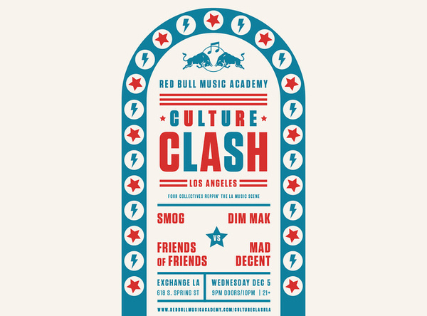 Culture Clash L.A. 2012 #poster #typography