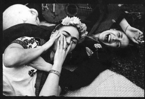 this isn't happiness™ photo caption contains external link #photo #artist #smile #frida