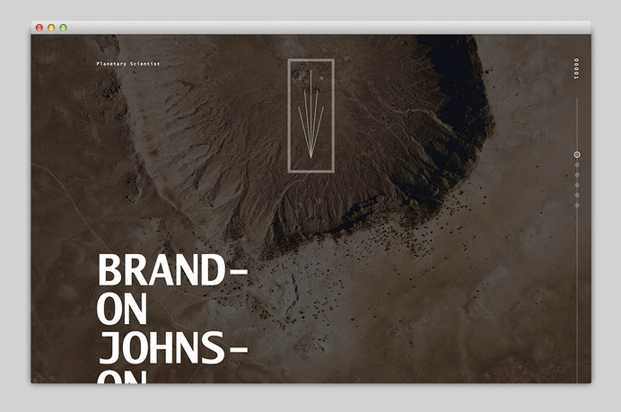 Websites We Love — Showcasing The Best in Web Design #agency #design #astronomy #best #website #ui #brown #minimal #webdesign #physics #web #science #typography
