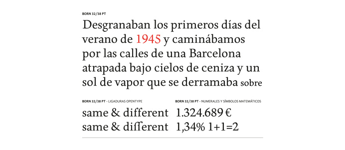 Carlos de Toro - Born Typeface