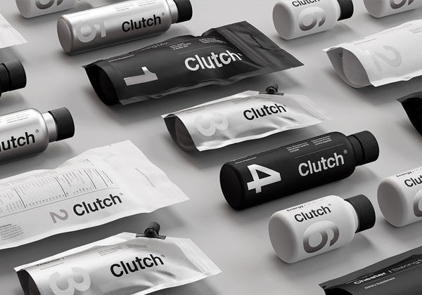 Clutch Bodyshop On Behance #packaging #black #white #silver