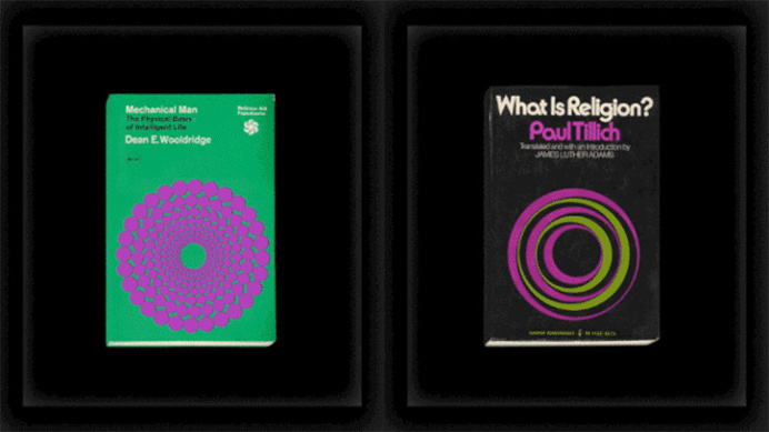 Henning M Lederer animates vintage book covers #animated #minimal