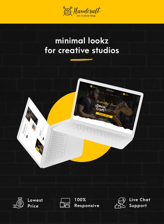#Handcraft - #Handmade #Gifts, #Art & #Crafts - #Prestashop #Responsive #Theme #eCommerce #Website #Design #Template