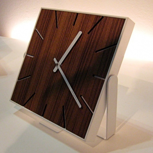 SNAP table/wall clock : lorbus ($200-500) — Svpply #modernism #wood #clock