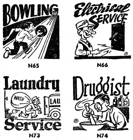 Scanning Around With Gene: A Cornucopia of Corny Clip Art Cuts | CreativePro.com #lettering #engraving #clip #art #hand
