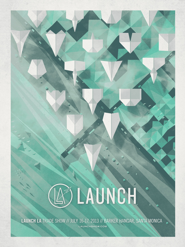 Launch LA poster by DKNG #poster