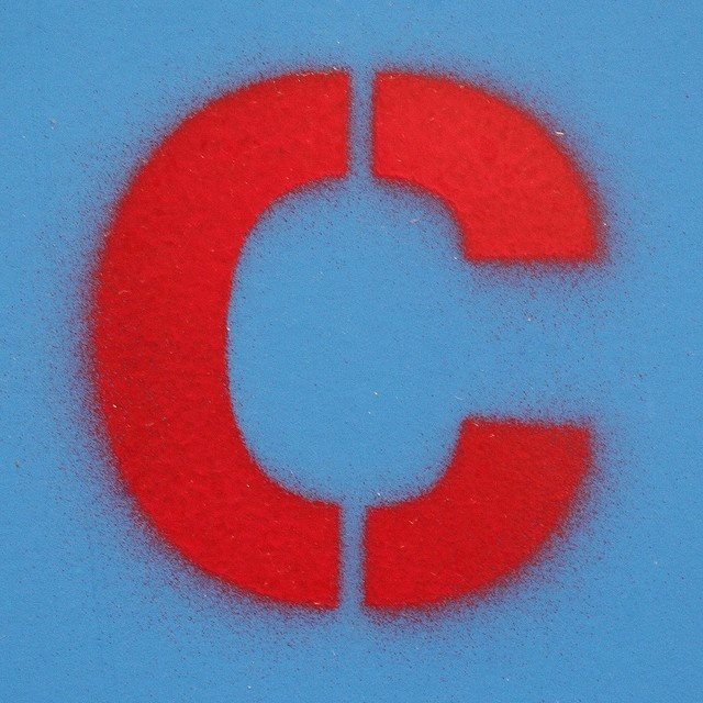 letter C #font #letter #c #typography
