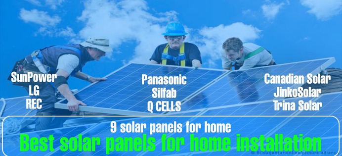Best solar panels for home installation