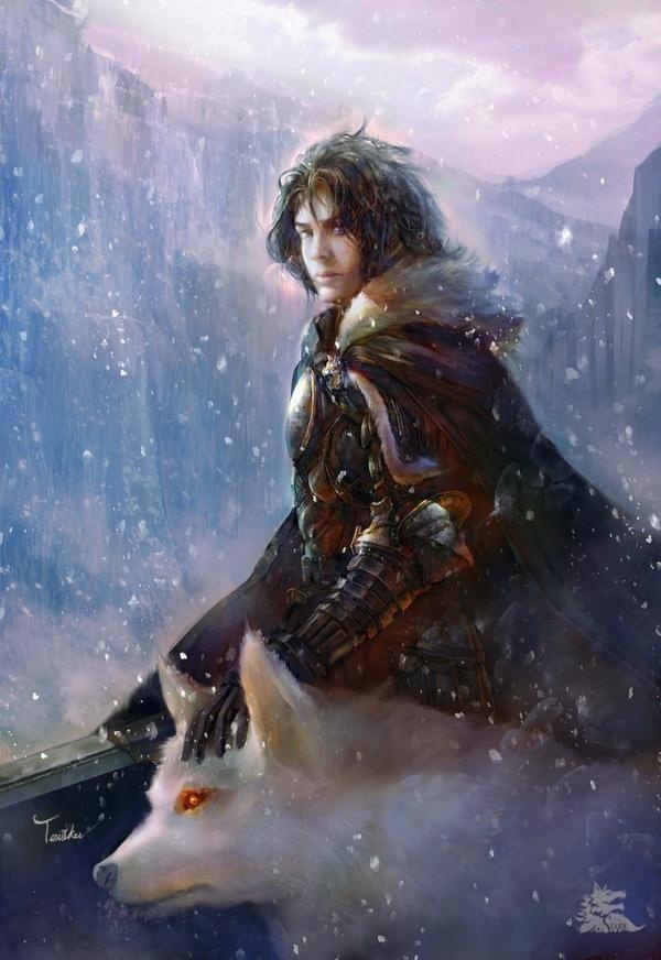 jon snow - Digital Paintings by TeiIku #digital #teiiku #paintings