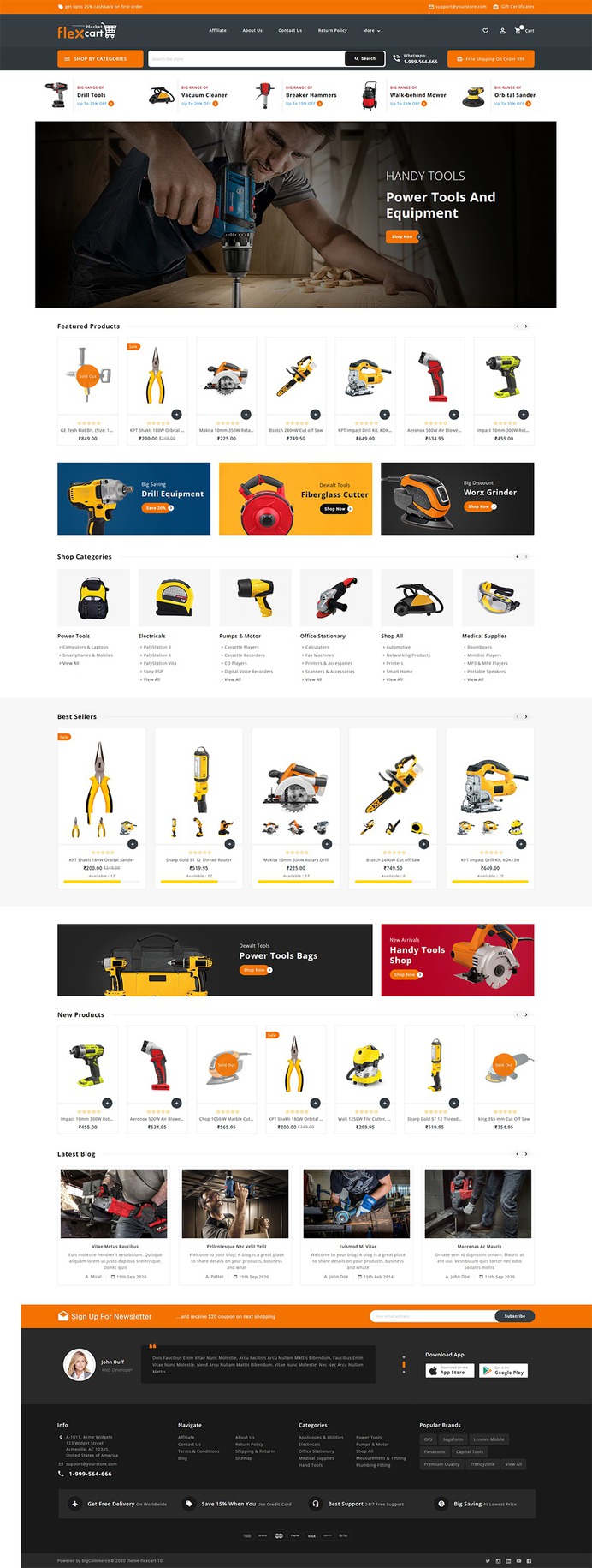 Flex Cart - Stencil BigCommerce Multi-Purpose Responsive Theme | TemplateTrip