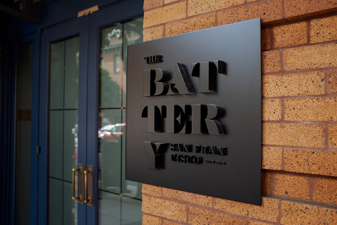 New Logo and Identity for The Battery by MM #signage #identity