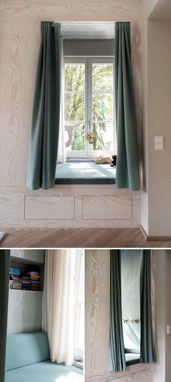 Child's Sleeping Window Nook #interior #design #decor #deco #decoration