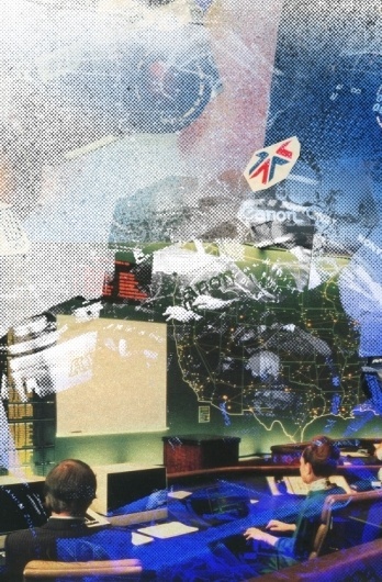 the attempted theft of millions #collage #giclee #poster