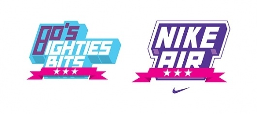 Font / Typeface / Nike on the Behance Network #logotype #banner #sporty #nike #typeface #typography