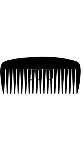 Baubauhaus. #design #graphic #musical #black #hair #shape #comb #typography