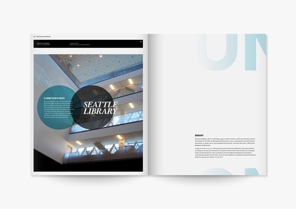 Rem Koolhaas Exhibition Catalogue on Editorial Design Served #type #layout #design #magazine